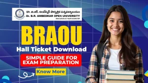 braou hall ticket download