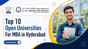 Top 10 Open Universities For MBA in Hyderabad