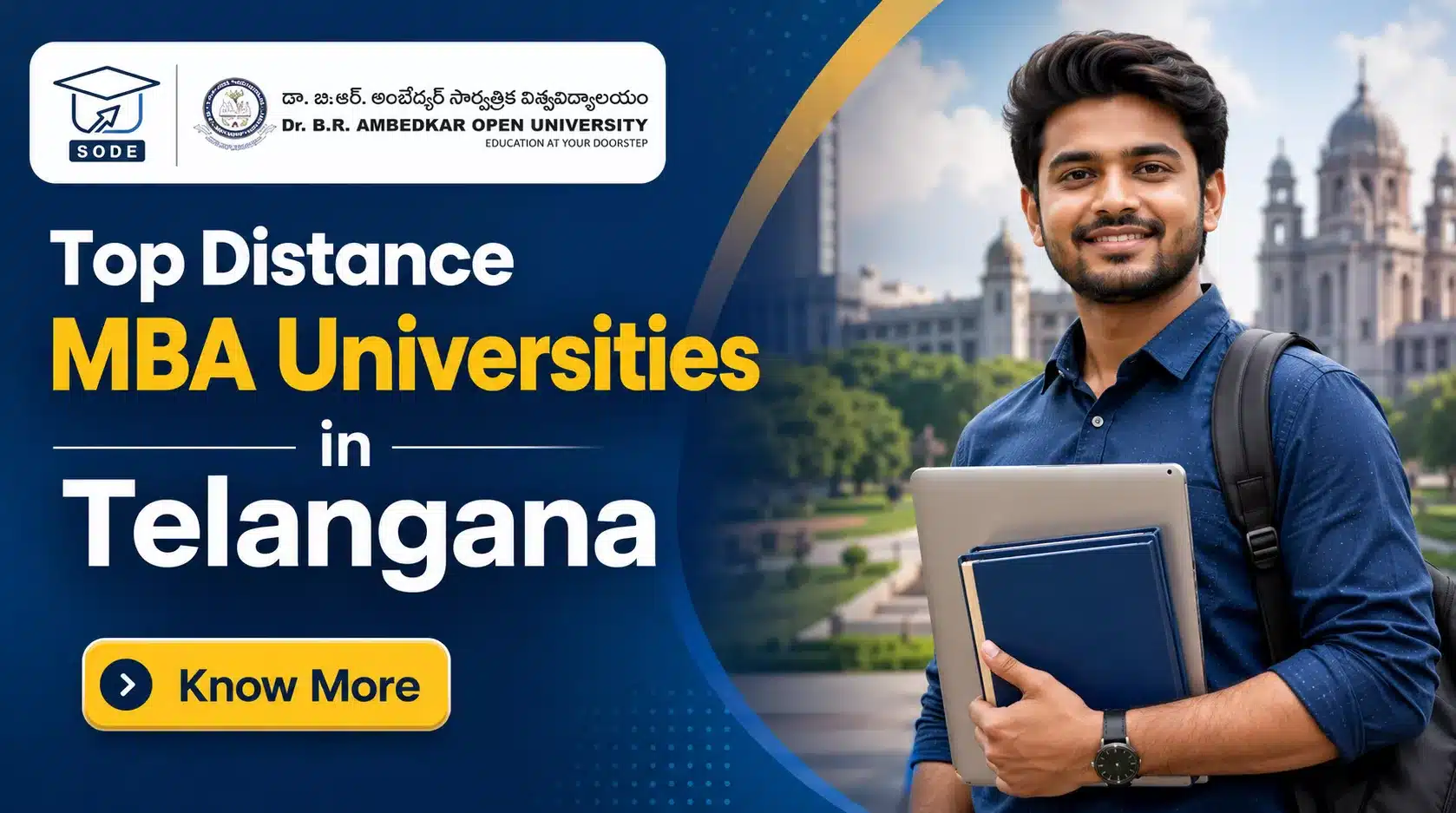 Top Distance MBA Universities in Telangana